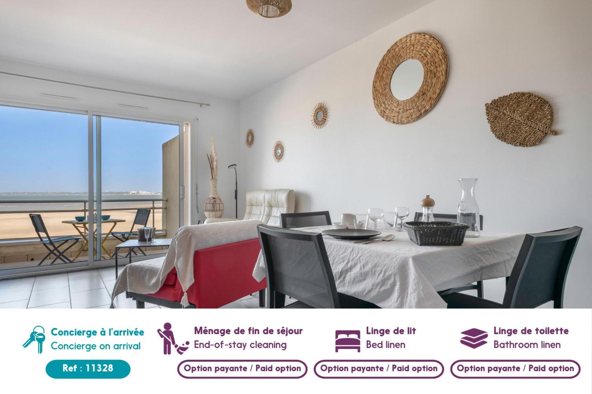 Face Mer - Bel Appartement Pour 4 Сен-Бревен-ле-Пен Екстер'єр фото